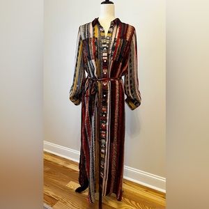 Figueroa & Flower Maxi Dress. M. Multi Color